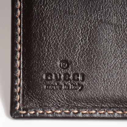 Gucci Monogram Lovely Heart Mini ID Wallet Dark Brown 5 of 7
