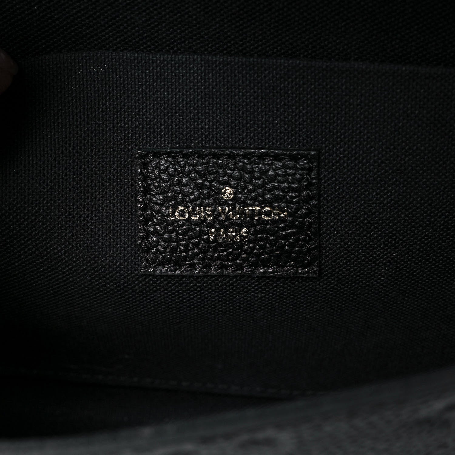 Louis Vuitton Empreinte Pochette Felicie Chain Wallet Black 6 of 10