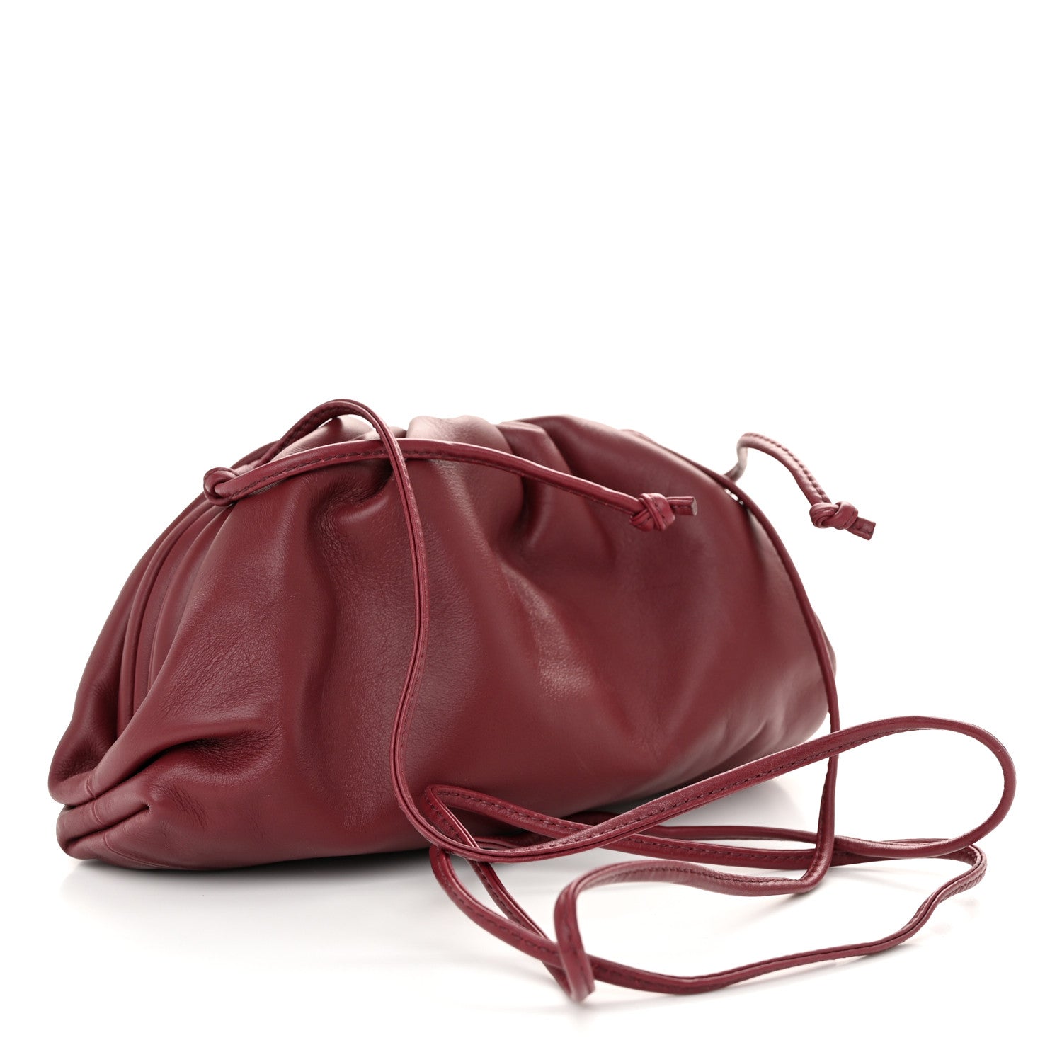 Bottega Veneta Butter Calfskin The Mini Pouch Bordeaux 3 of 10