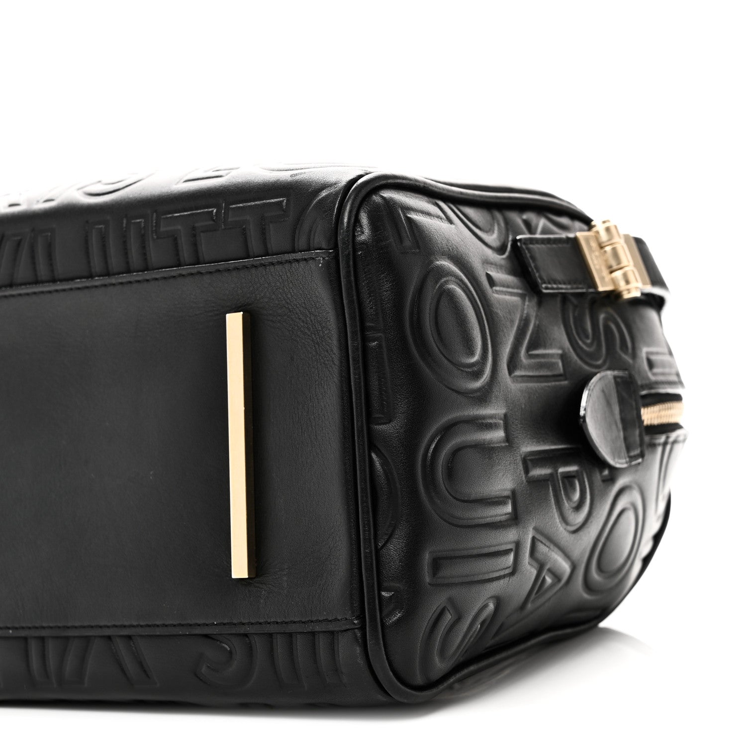 Louis Vuitton Calfskin Embossed Mini Cube Speedy Black 9 of 9