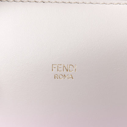 Fendi X JOSHUA VIDES Vitello Century Sfumato Medium By The Way Boston Bag Ghiaia Rosa Azzurro 11 of 16