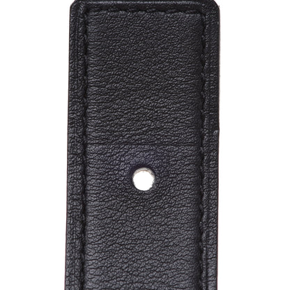 Hermes Swift Epsom 24mm Mini Constance H Belt 85 Black Etoupe 7 of 8