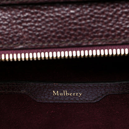 Mulberry Grain Vegetable Tanned Calfskin Small Zipped Bayswater Oxblood 5 of 11