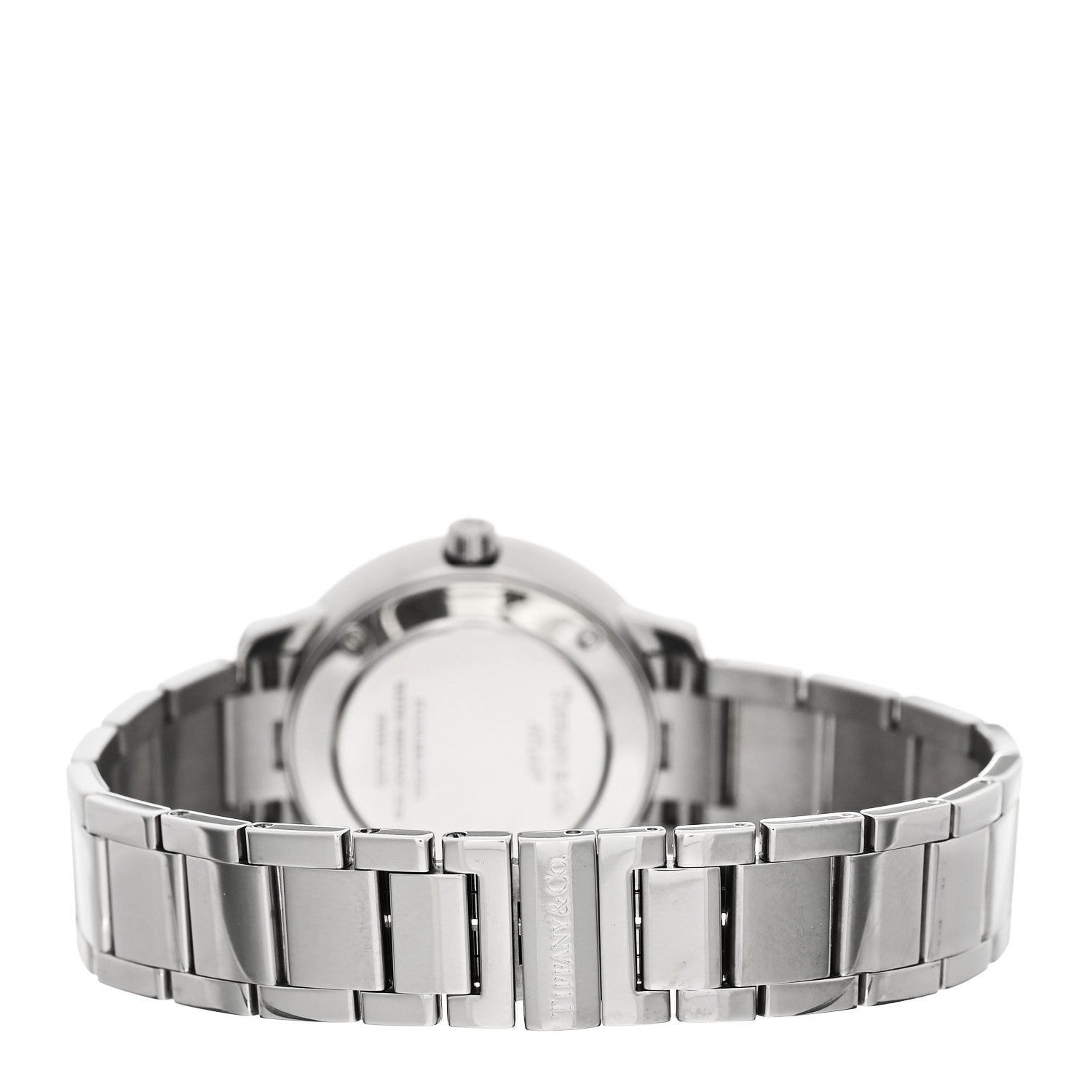 Tiffany Stainless Steel Diamond Bezel 31mm Atlas 2-Hand Quartz Watch 3 of 5