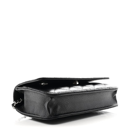 Chanel Caviar Quilted Wallet on Chain WOC Black 4 of 12