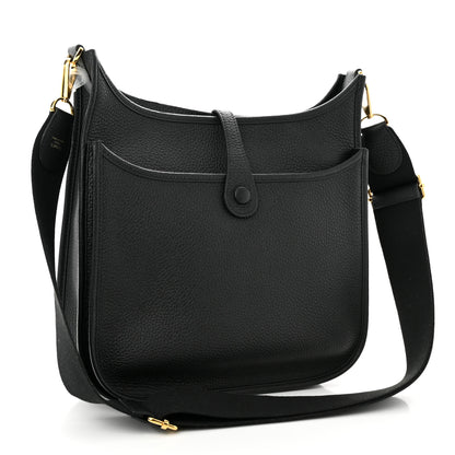 Hermes Taurillon Clemence Evelyne III PM Black 3 of 11