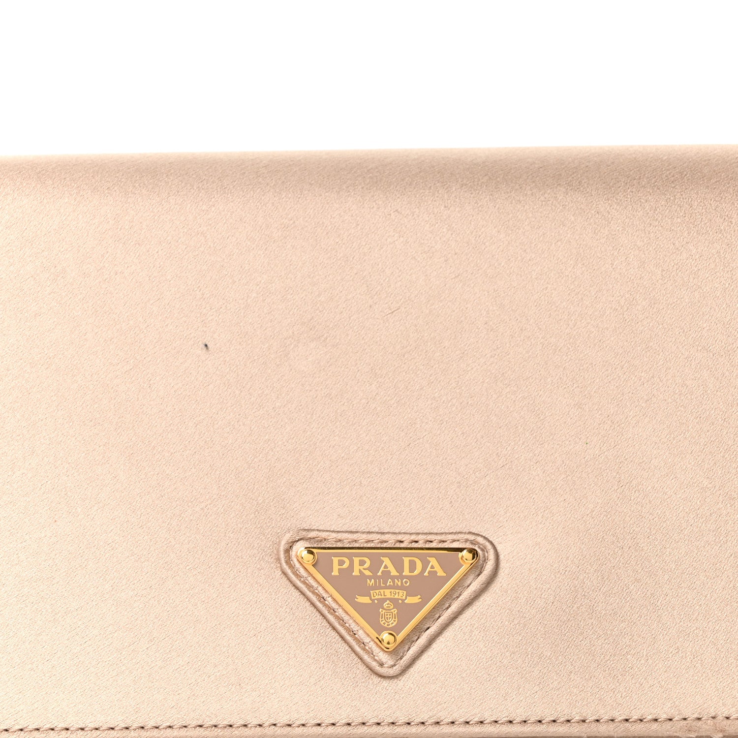 Prada Satin Triangle Mini Shoulder Bag Cameo 7 of 9