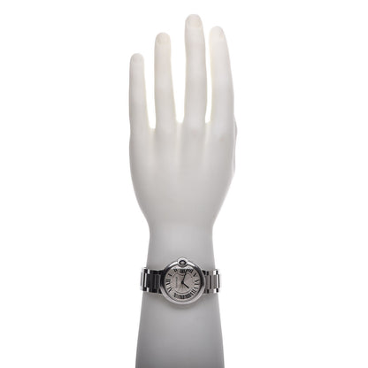 Cartier Stainless Steel 36mm Ballon Bleu De Quartz Watch 2 of 9