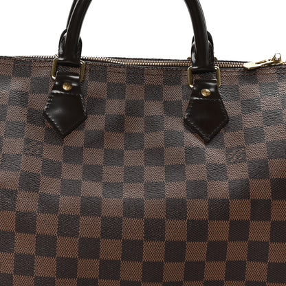Louis Vuitton Damier Ebene Speedy Bandouliere 30 8 of 13