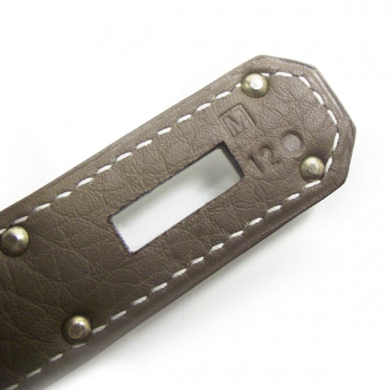 Hermes Taurillon Clemence Jypsiere Gypsy 35 Etoupe 11 of 11