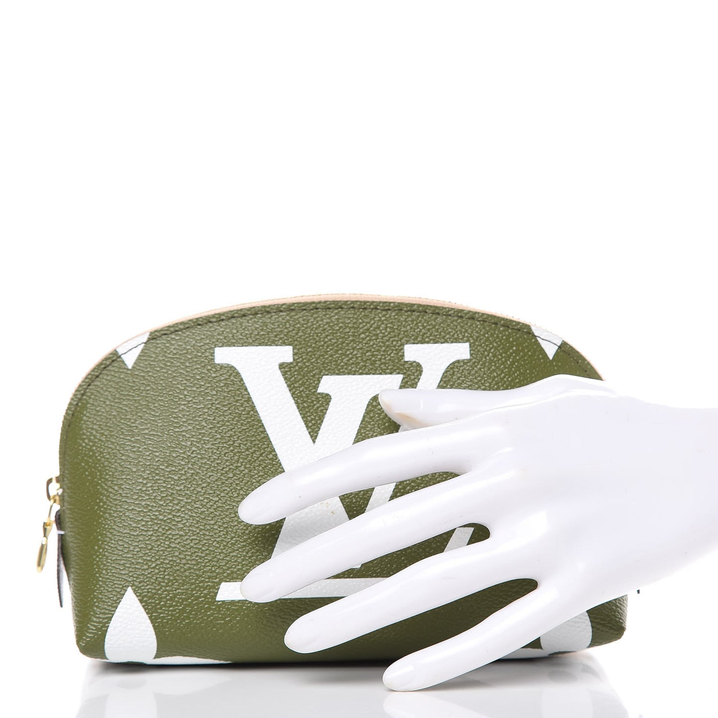 Monogram Giant Cosmetic Pouch Kaki