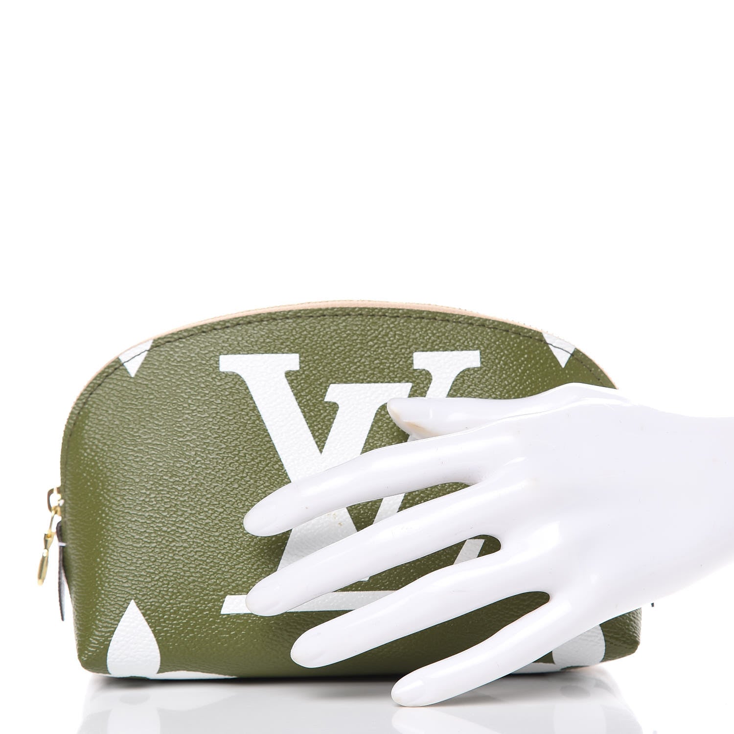 Louis Vuitton Monogram Giant Cosmetic Pouch Kaki 2 of 8