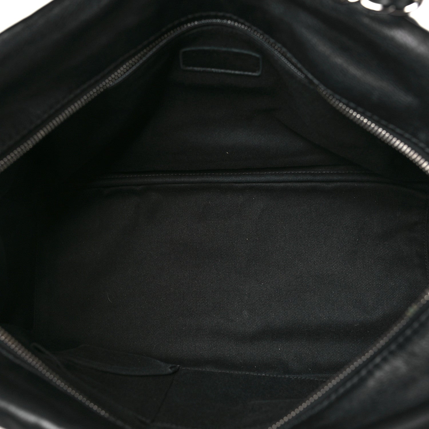 Chanel Calfskin Quilted Bowling Bag Black 5 of 10