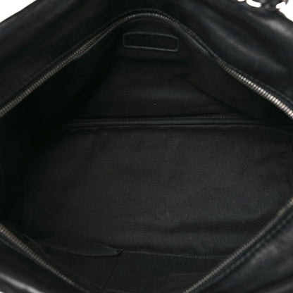 Chanel Calfskin Quilted Bowling Bag Black 5 of 10