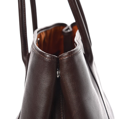Hermes Swift Bolduc Twilly Garden Party TPM Chocolate 8 of 12