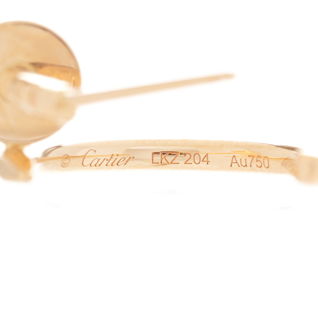 18K Pink Gold Juste Un Clou Hoop Earrings