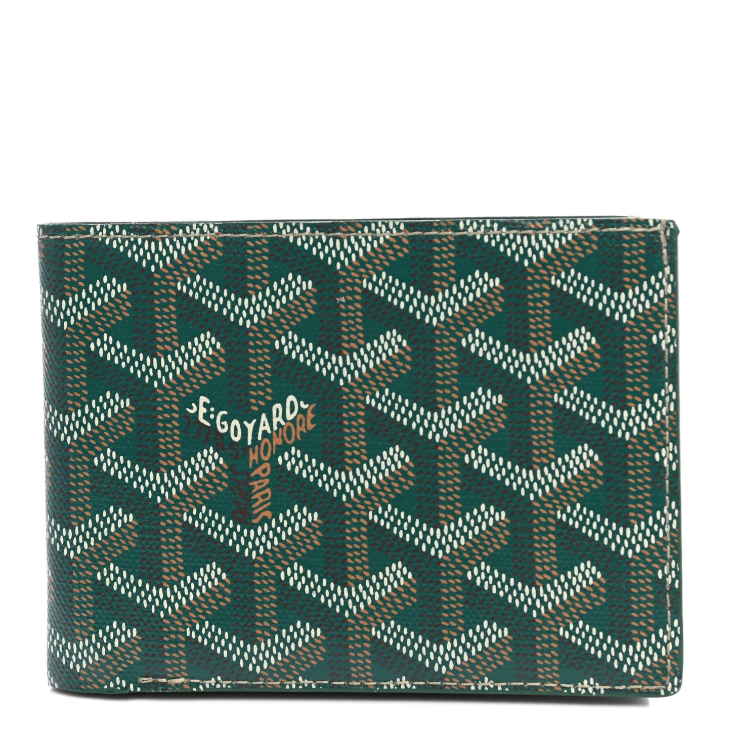 Goyardine Bifold Victoire Wallet Green