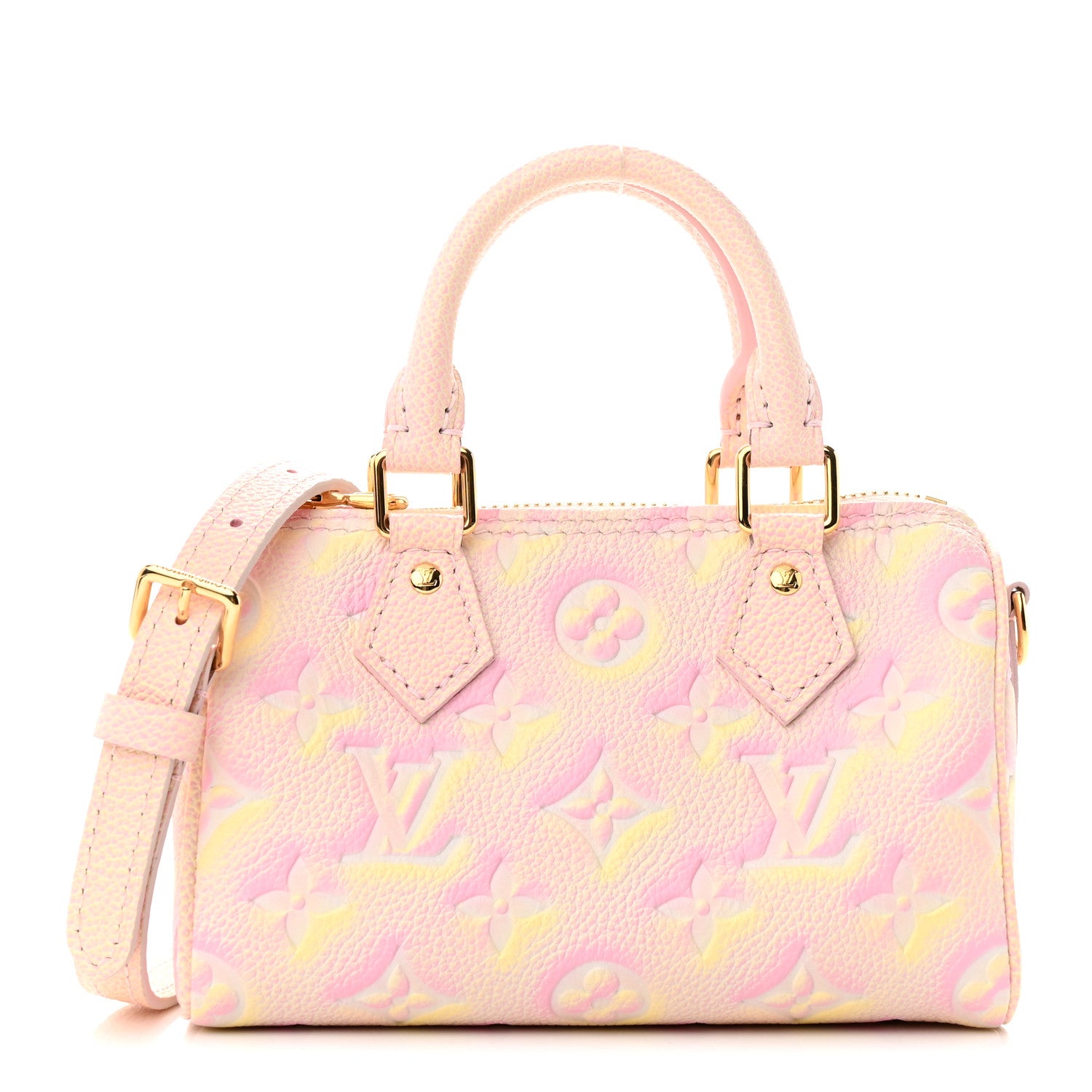 Louis Vuitton Empreinte Monogram Summer Stardust Nano Speedy Pink 1 of 10