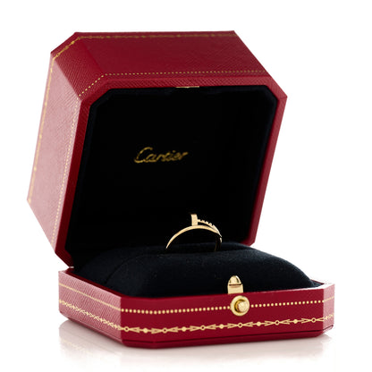 Cartier 18K Yellow Gold Small Juste Un Clou Ring 49 5 6 of 6
