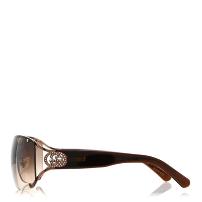Gucci Crystal GG 2820/F/S Sunglasses Brown 3 of 7