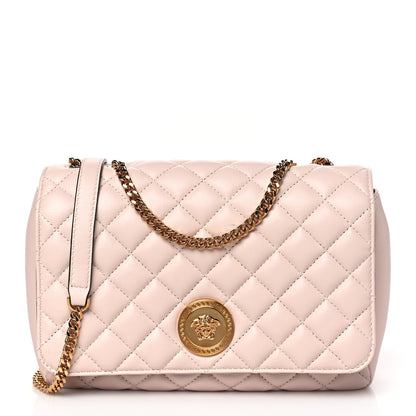 Versace Nappa Quilted Medusa Chain Crossbody Light Pink 1 of 9