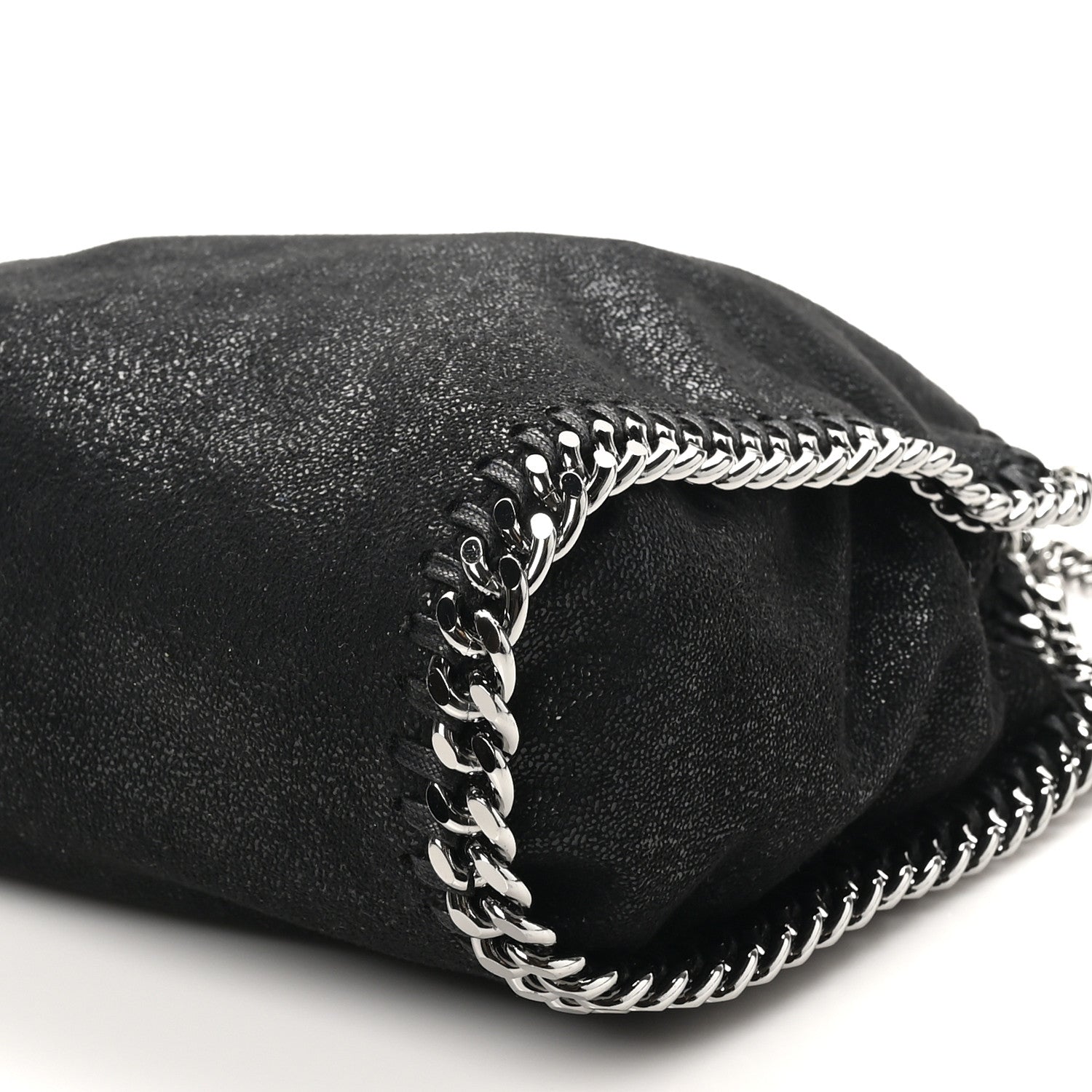 Stella McCartney Shaggy Deer Mini Falabella Tote Black 9 of 9