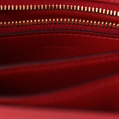 Celine Smooth Calfskin Small Classic Box Flap Bag Red 6 of 10