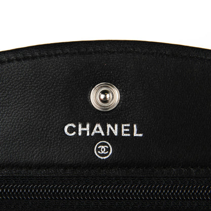 Chanel Caviar Timeless CC Wallet on Chain WOC Black 6 of 8
