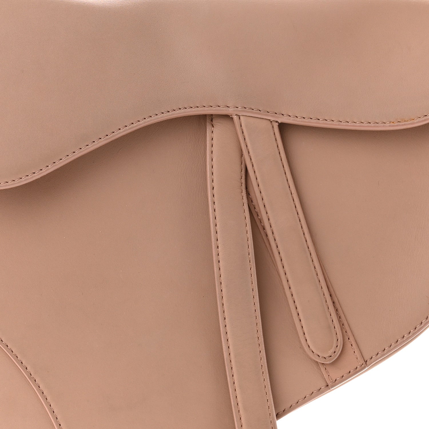 Christian Dior Ultra Matte Calfskin Saddle Bag Blush 8 of 13