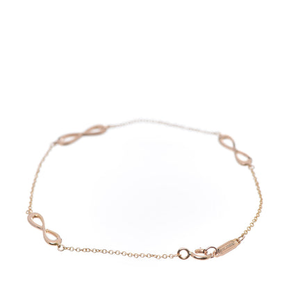 Tiffany 18K Rose Gold Infinity Endless Bracelet 3 of 6