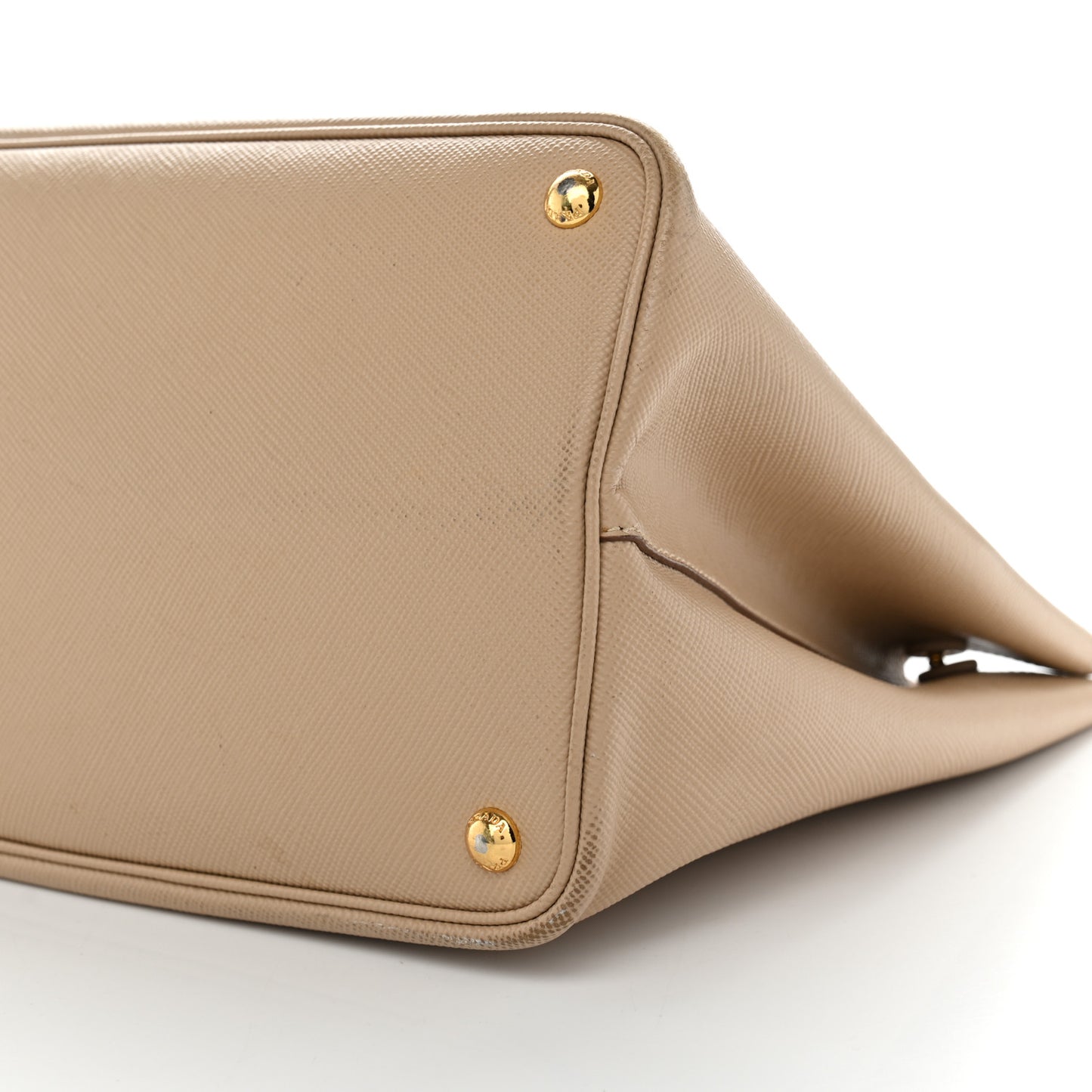 Saffiano Cuir Medium Double Bag Sabbia