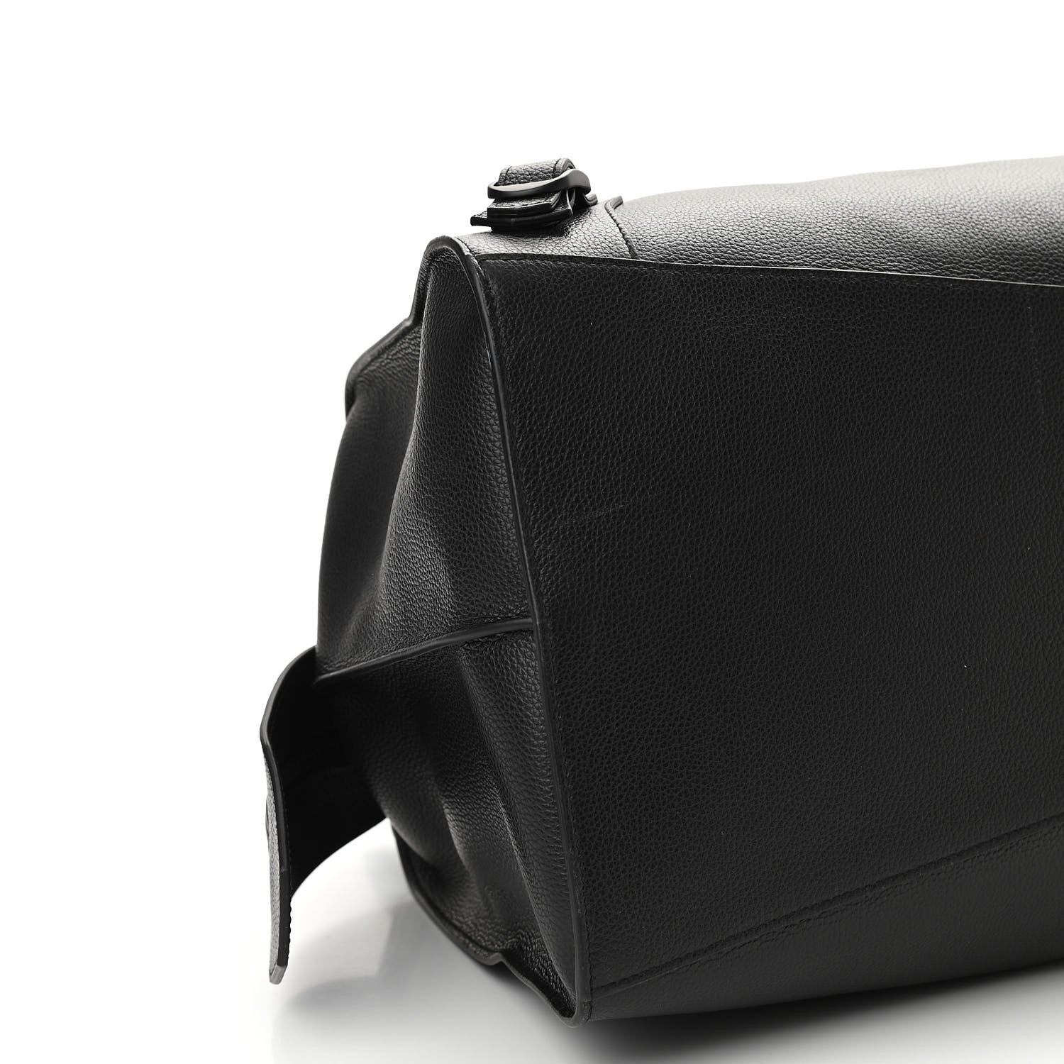 Balenciaga Grained Calfskin Neo Classic Black Hardware Large Top Handle Bag Black 8 of 9