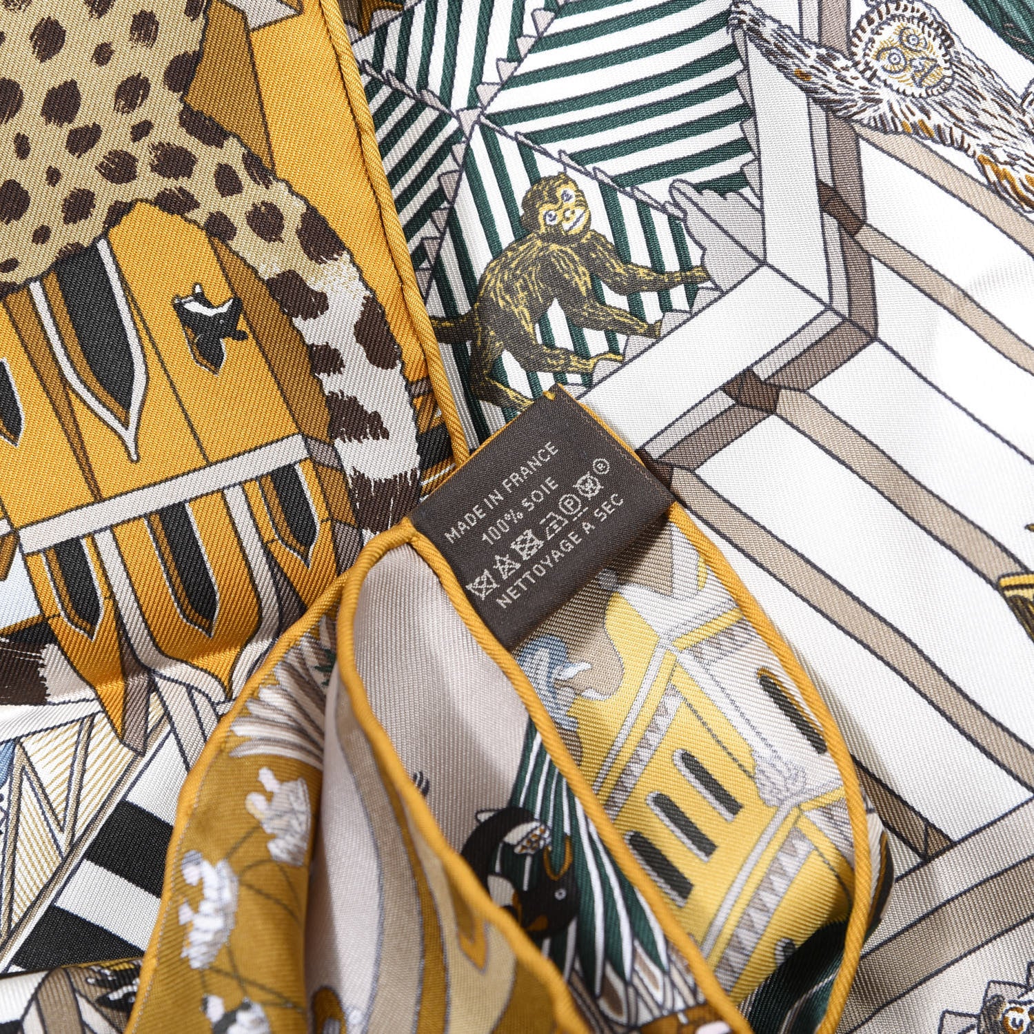Hermes Silk Animapolis Scarf 90 5 of 6