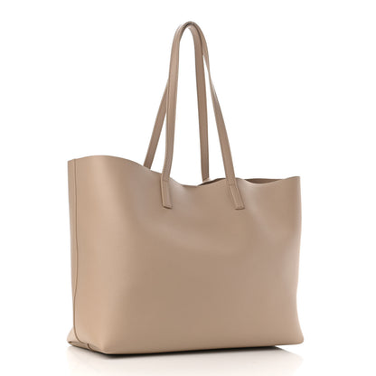 Saint Laurent Calfskin Large Shopping Tote Dark Beige 4 of 10