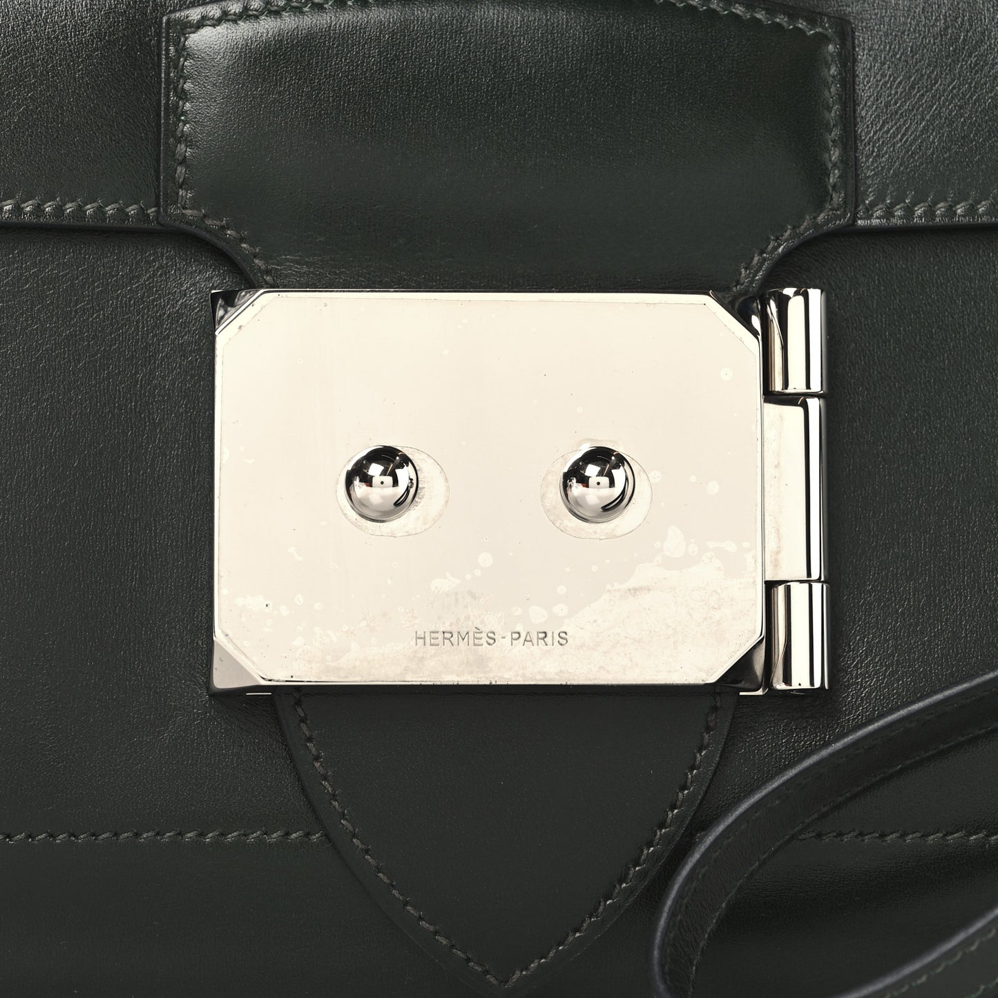 Box Goodlock Clutch  Vert Fonce
