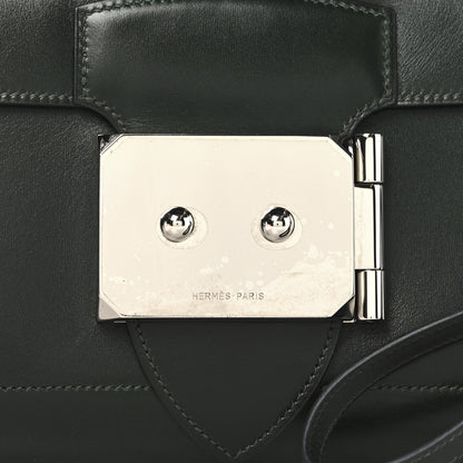 Hermes Box Goodlock Clutch  Vert Fonce 8 of 8