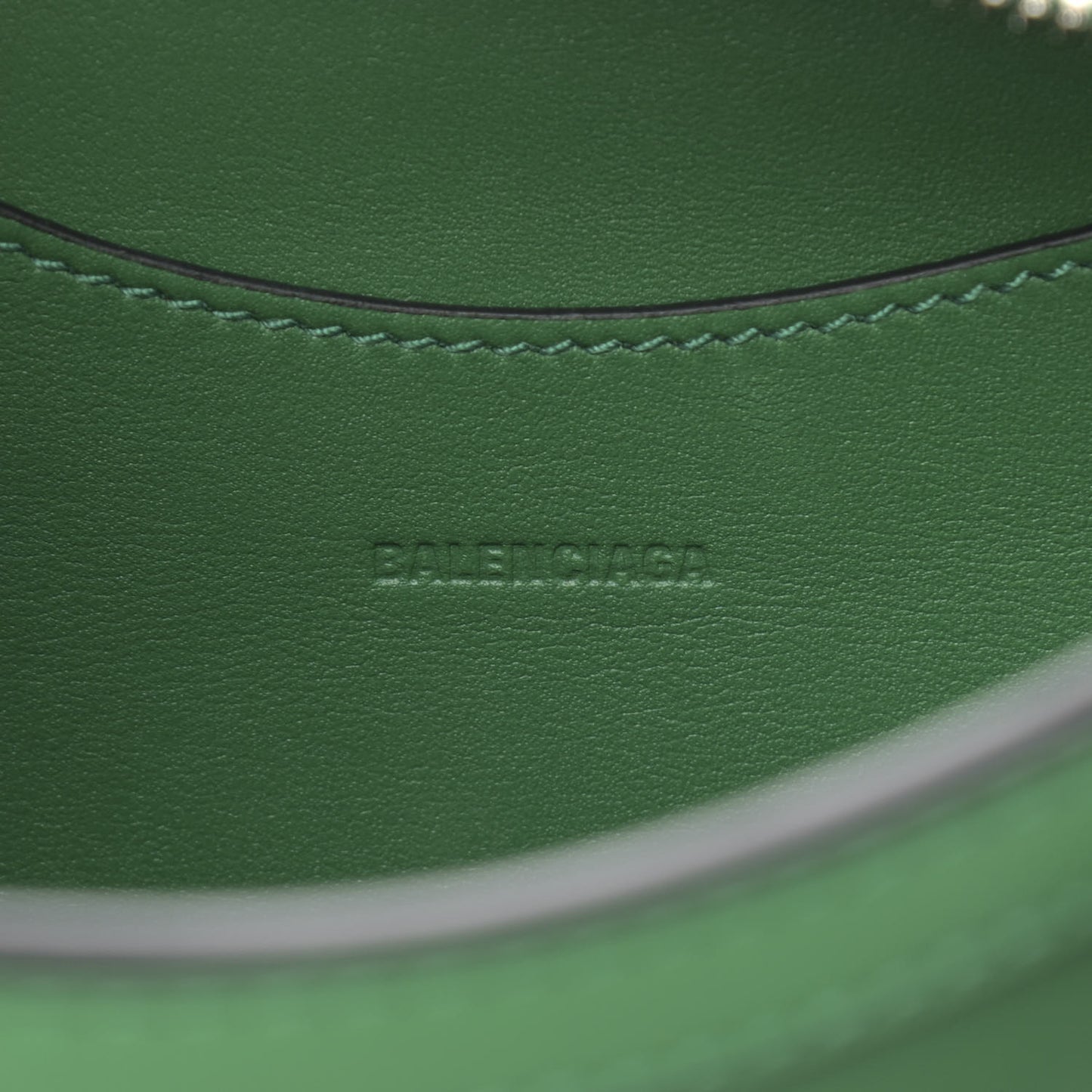 Smooth Calfskin Neo Classic Silver Hardware Mini City Grass Green