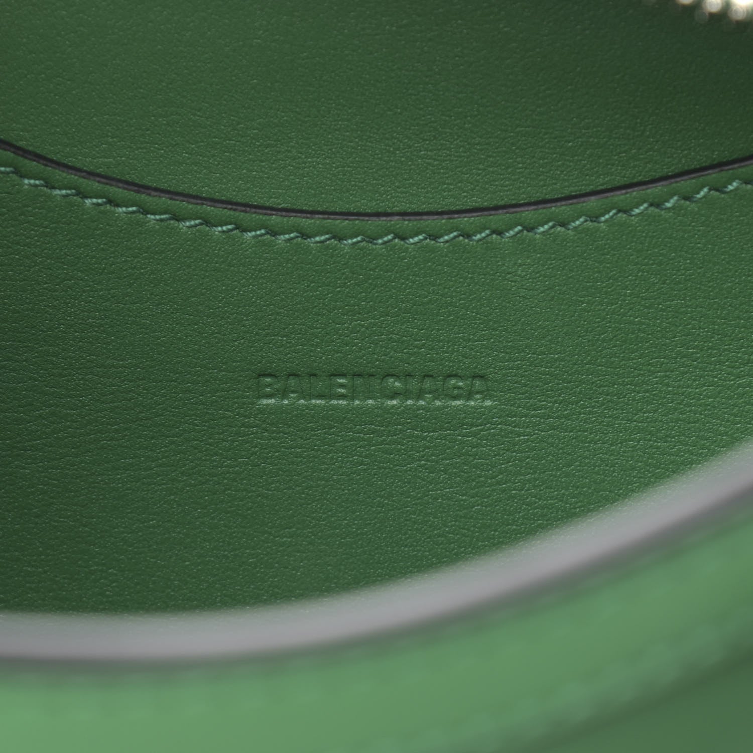 Balenciaga Smooth Calfskin Neo Classic Silver Hardware Mini City Grass Green 6 of 11
