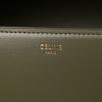 Celine Shiny Calfskin Medium Triomphe Soft Khaki 6 of 9