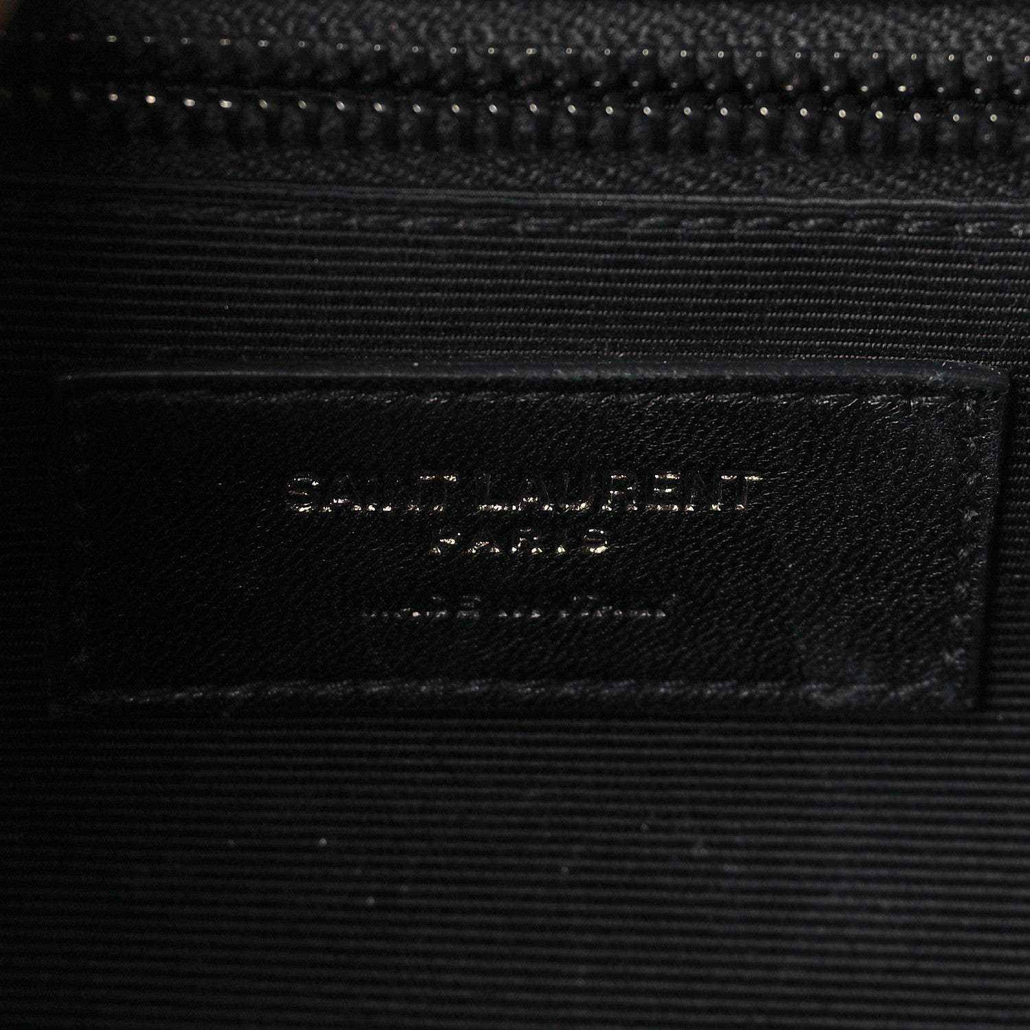 Saint Laurent Grain De Poudre Textured Mixed Matelasse Large Triquilt Monogram Monochrome Satchel Black 6 of 9