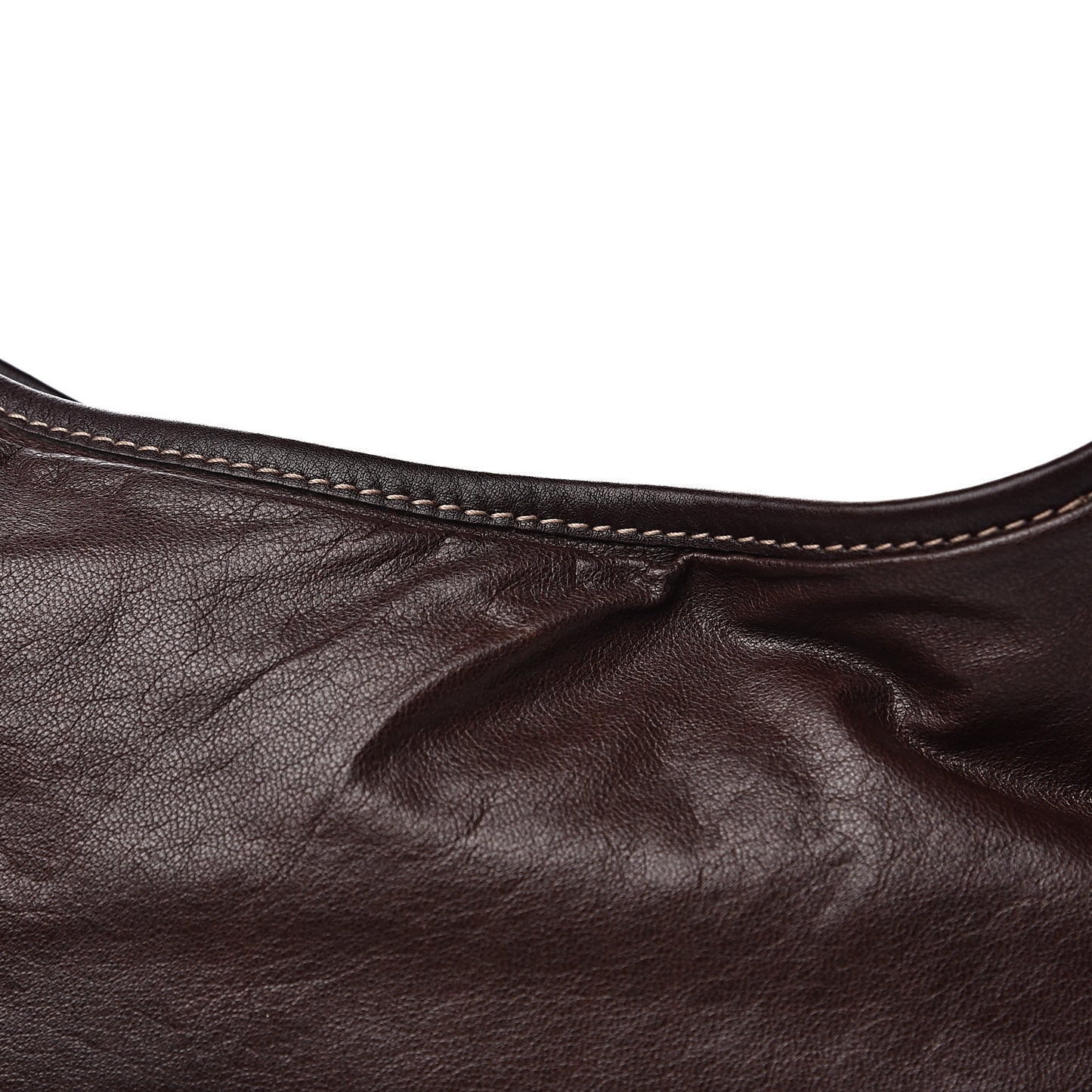 Calfskin Medium New Britt Hobo Dark Brown