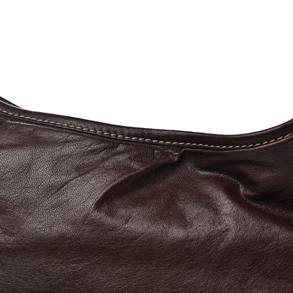 Gucci Calfskin Medium New Britt Hobo Dark Brown 10 of 13
