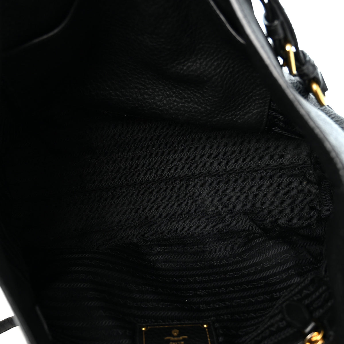 Vitello Daino Tote Black