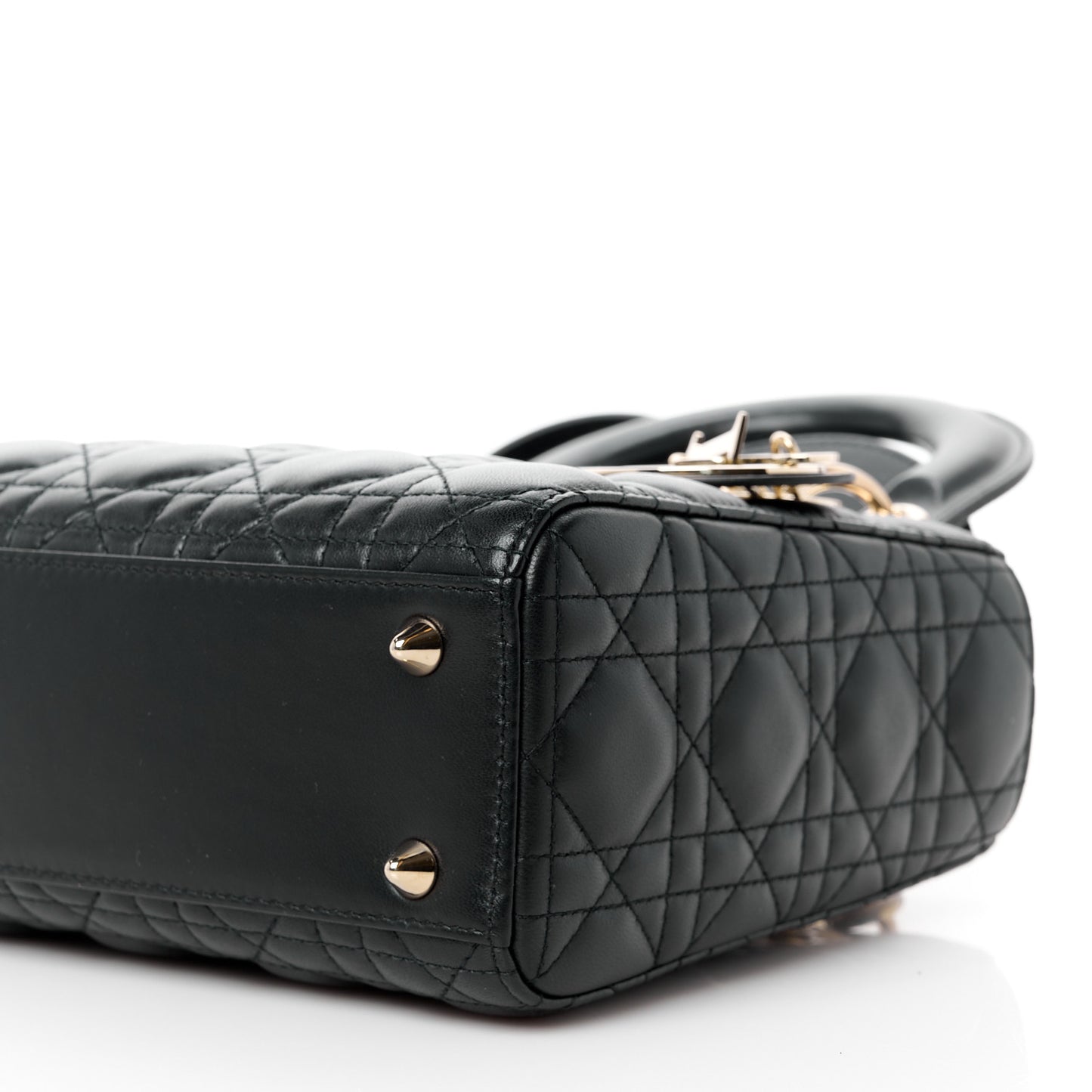 Lambskin Cannage Small My ABCDior Lady Dior Black