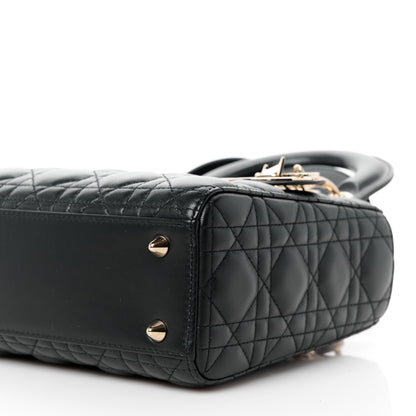 Christian Dior Lambskin Cannage Small My ABCDior Lady Dior Black 10 of 11