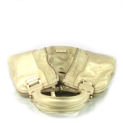 Jimmy Choo Leather Suede Malindi Bag 4 of 7