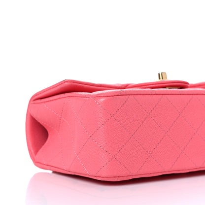 Chanel Caviar Quilted Mini Top Handle Rectangular Flap Pink 8 of 10