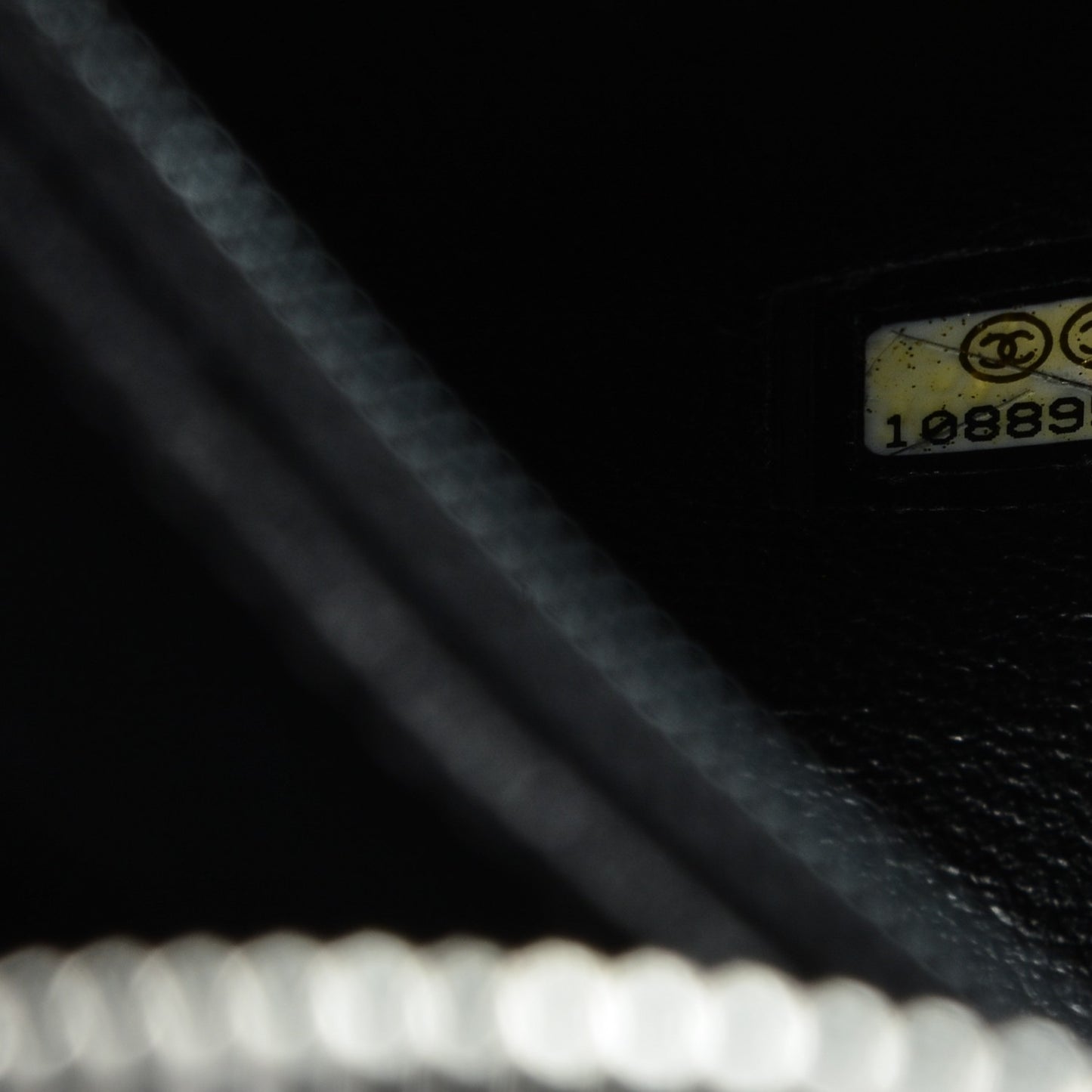 Calfskin Modern Chain Hobo Black