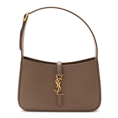 Saint Laurent Smooth Calfskin Le 5 A 7 Hobo Taupe 1 of 10