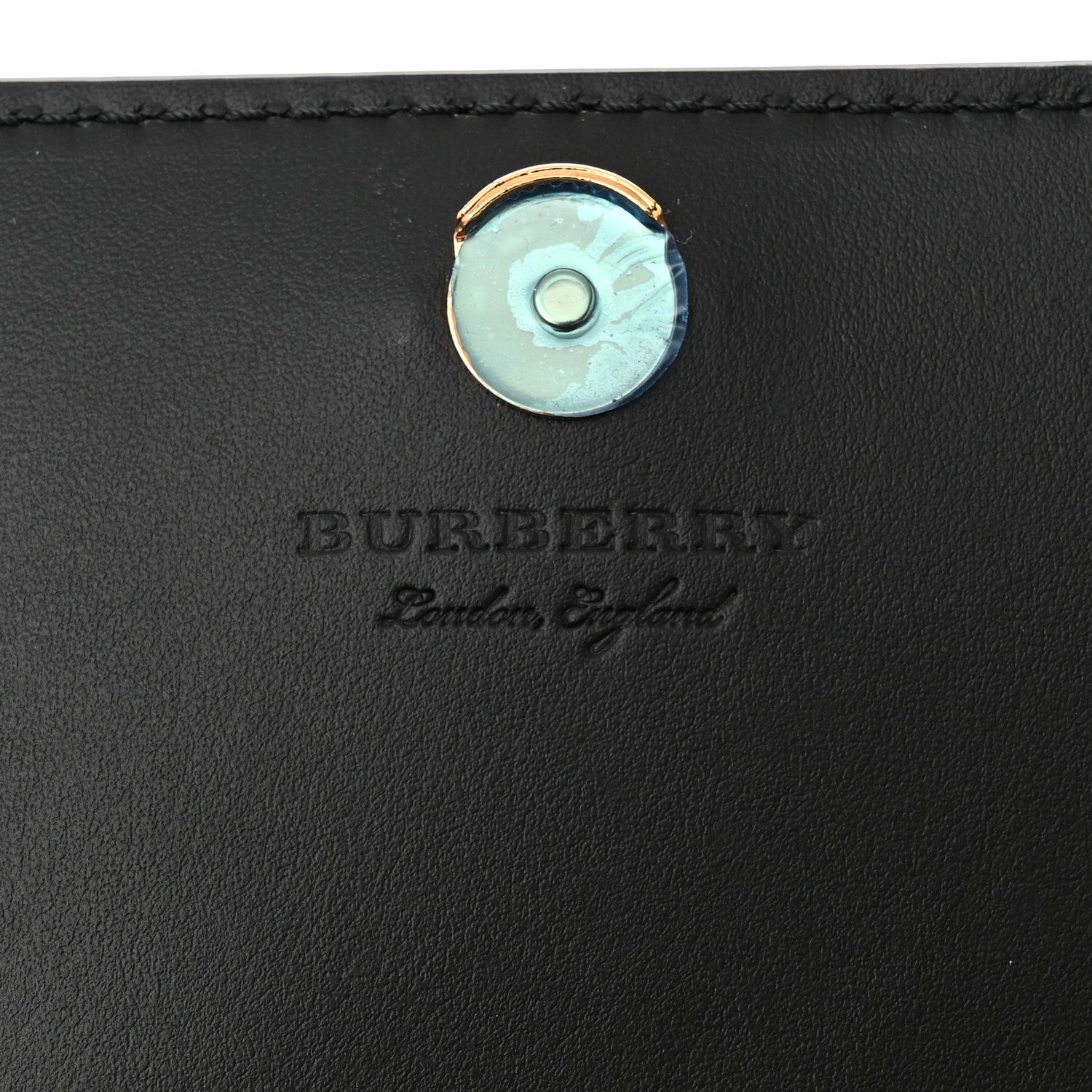 Burberry Calfskin Vintage Check Small Loxley Crossbody Black 6 of 9